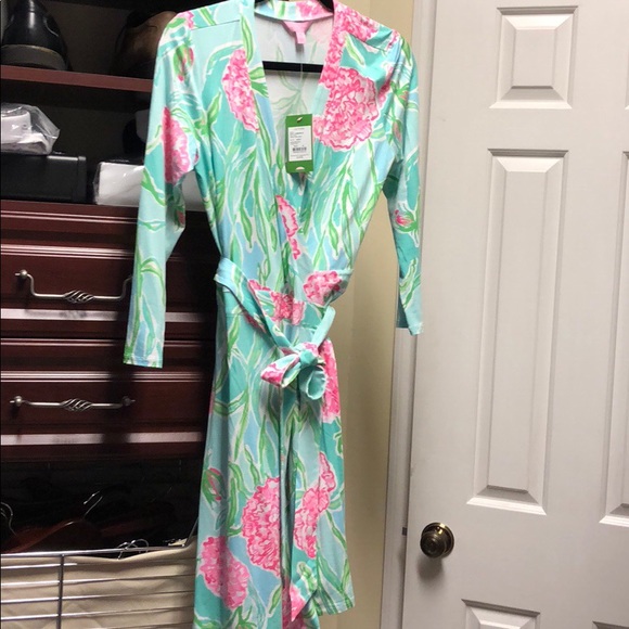 lilly pulitzer meridan wrap dress